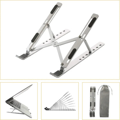 Support PC Portable en Aluminium Pro™ (Pliable)